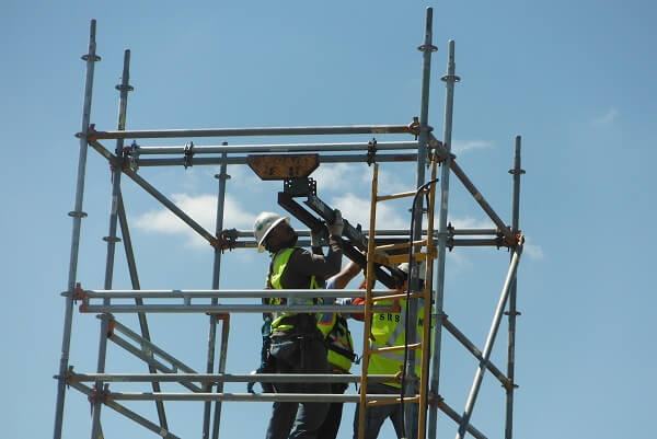 Structural Restoration Service workers completing high elevation restoration work