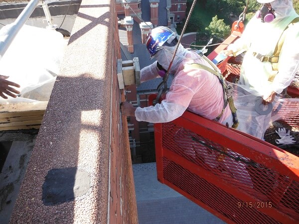 Structural Repair being completed by a worker from Structural Restoration Services