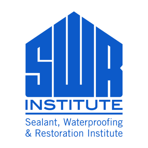 Sealant, Waterproofing & Restoration Institute logo in blue color