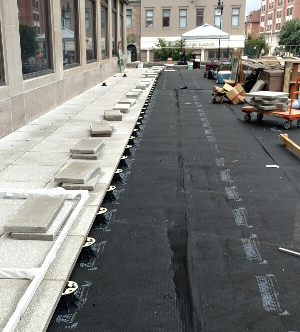 Waterproofing restoration project from Structural Restoration Services